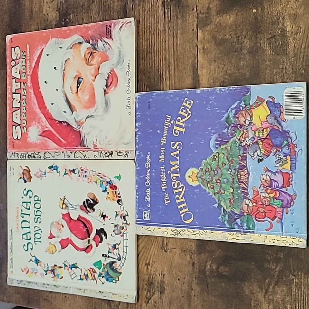 Lot of 3 Christmas Little Golden Books